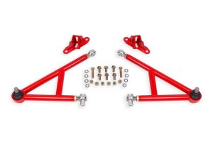 Ford Shelby GT500 Control Arms - Front - BMR Suspension - Lower A-Arm Kit - Red - `11-`14